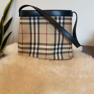 Authentic Burberry London Nova Check small shoulder bag